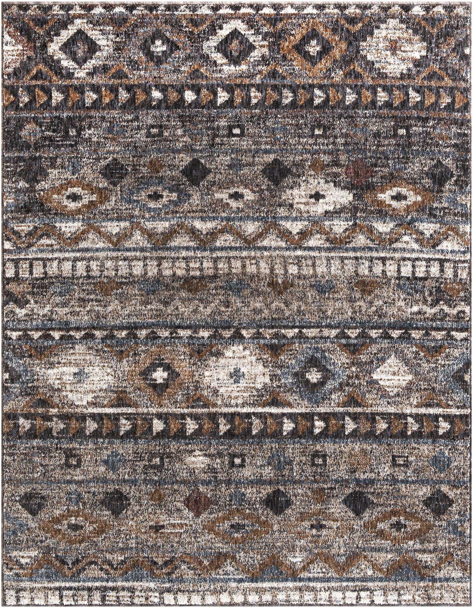 Primary image 5' 3 x 5' 3 Eco Southwestern Square Rug