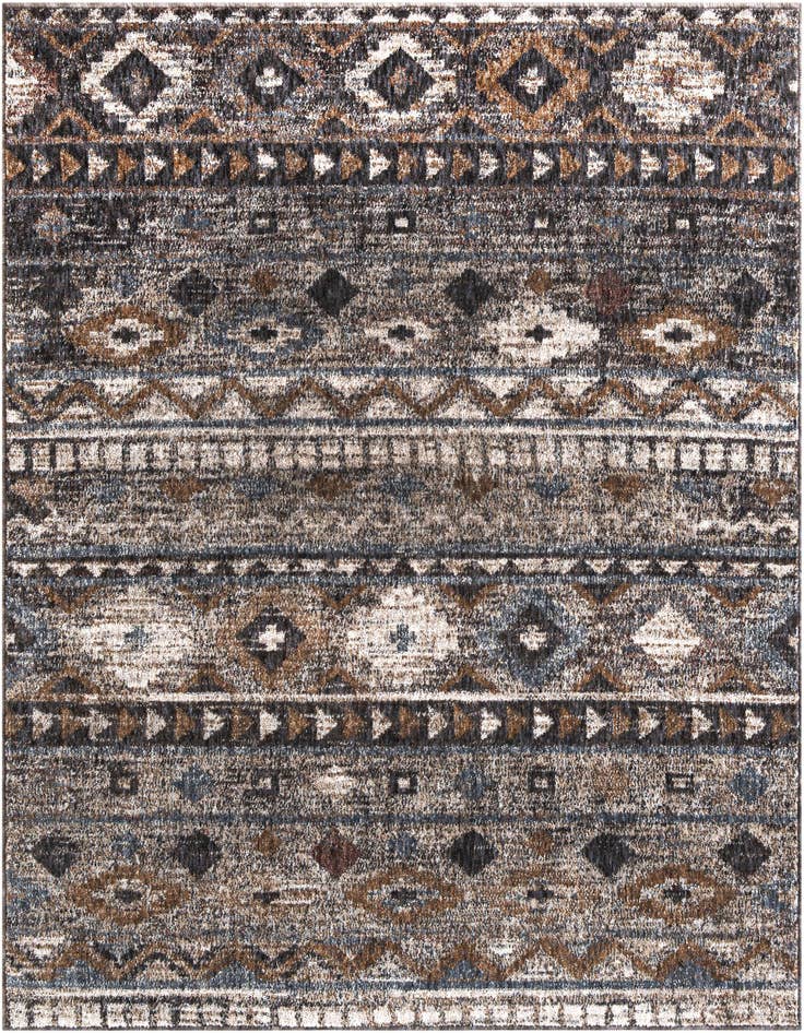 Detail image of 5' 3 x 5' 3 Eco Southwestern Square Rug
