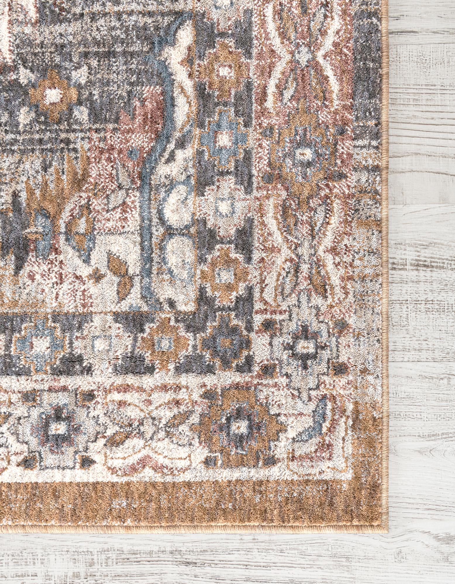 5' 3 x 5' 3 Eco Southwestern Square Rug