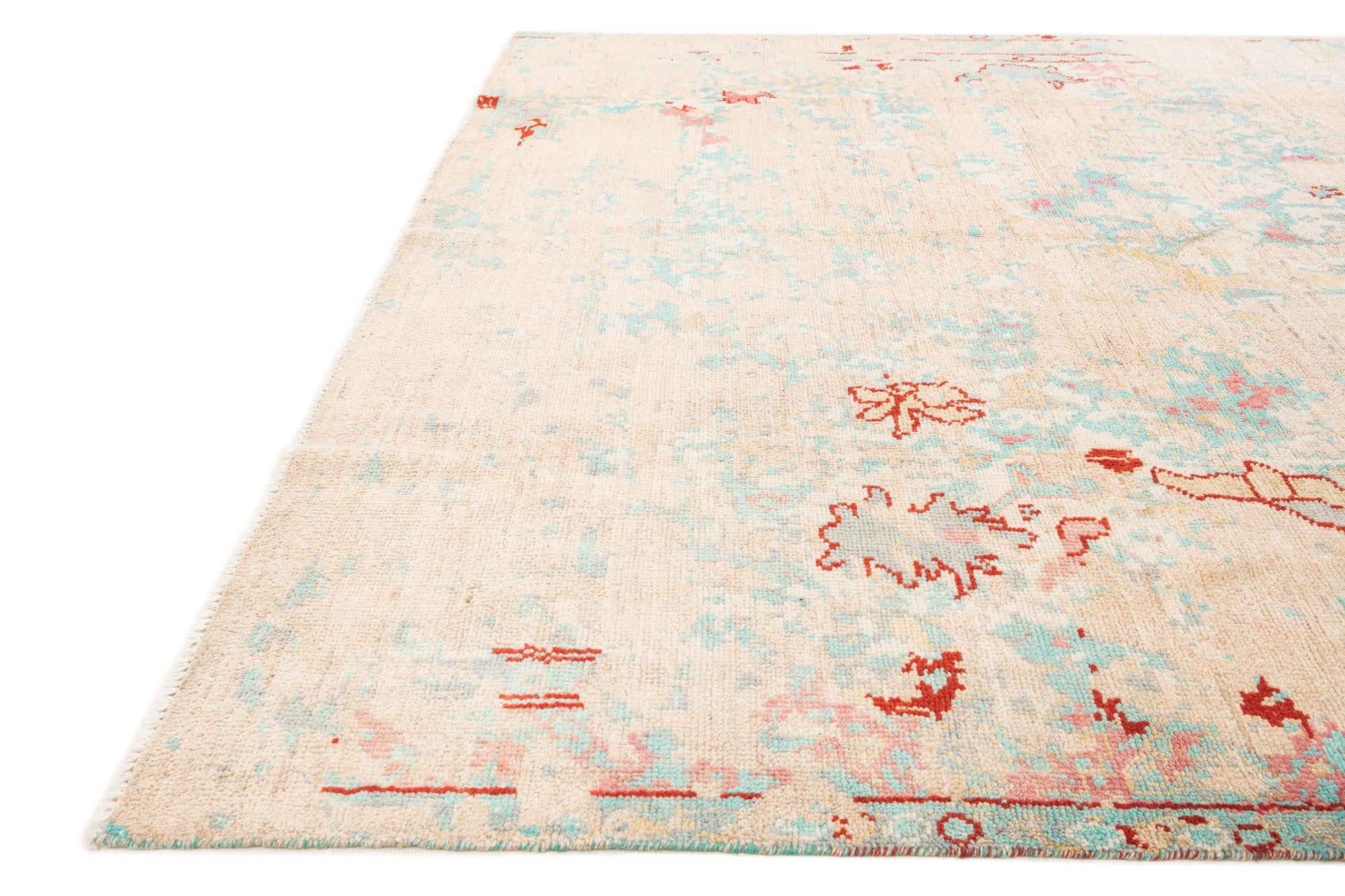 8' 3 x 11' 9 Hand Knotted Darya Wool Rug