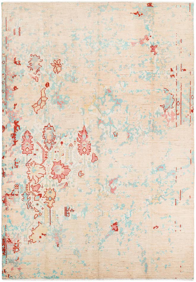 Detail image of 8' 3 x 11' 9 Hand Knotted Darya Wool Rug