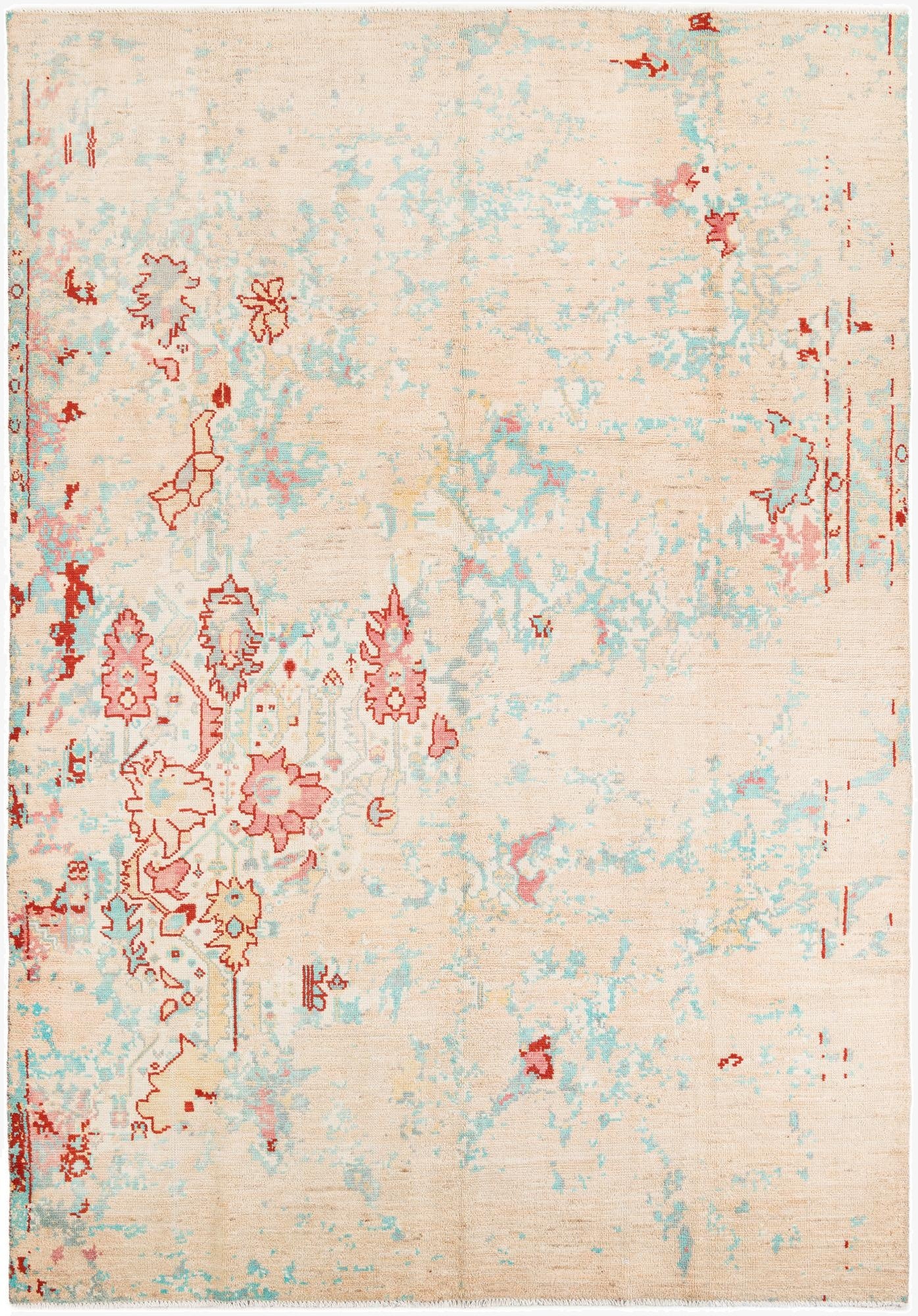 8' 3 x 11' 9  Hand Knotted Darya Wool Rug