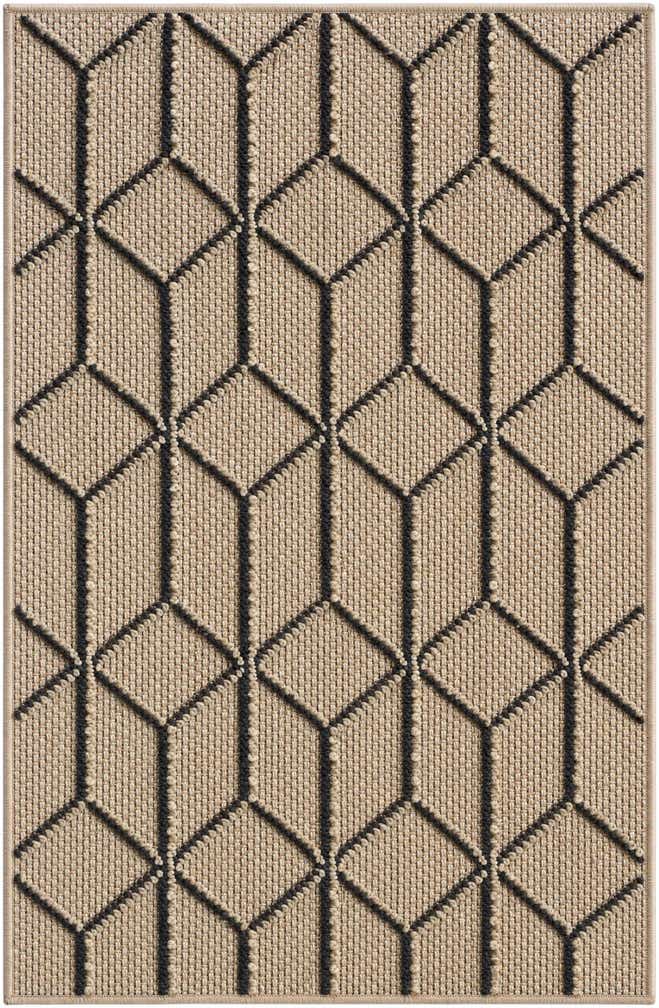 2' x 3' 1 Easy-Clean Lattice Indoor / Outdoor Rug