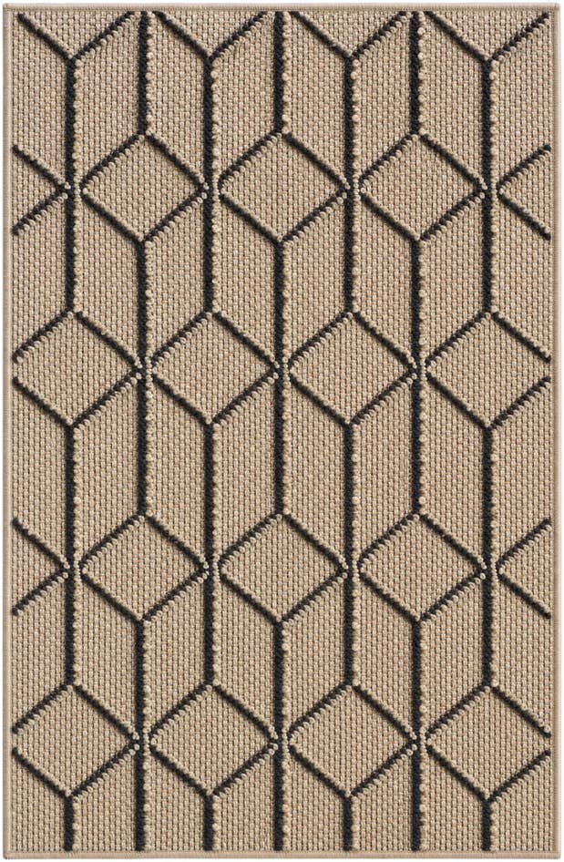 Detail image of 2' x 3' 1 Easy-Clean Lattice Indoor / Outdoor Rug