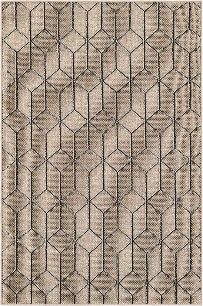 4' 1 x 6' 1 Easy-Clean Lattice Indoor / Outdoor Rug