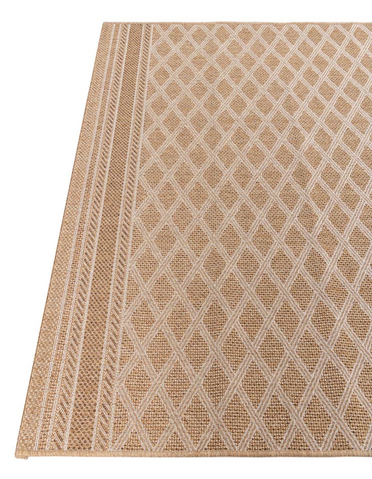 Detail image of 4' 10 x 7' 8 Washable Modern Indoor / Outdoor Rug
