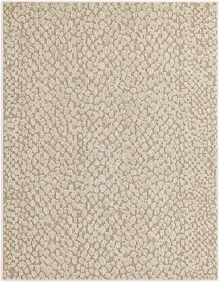 Detail image of 4' 1 x 6' 1 Easy-Clean Safari Indoor / Outdoor Rug