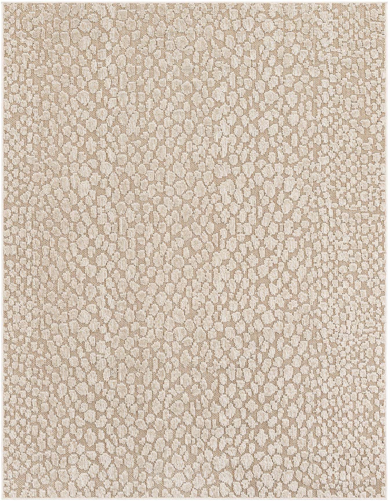 6' 1 x 9' Easy-Clean Safari Indoor / Outdoor Rug