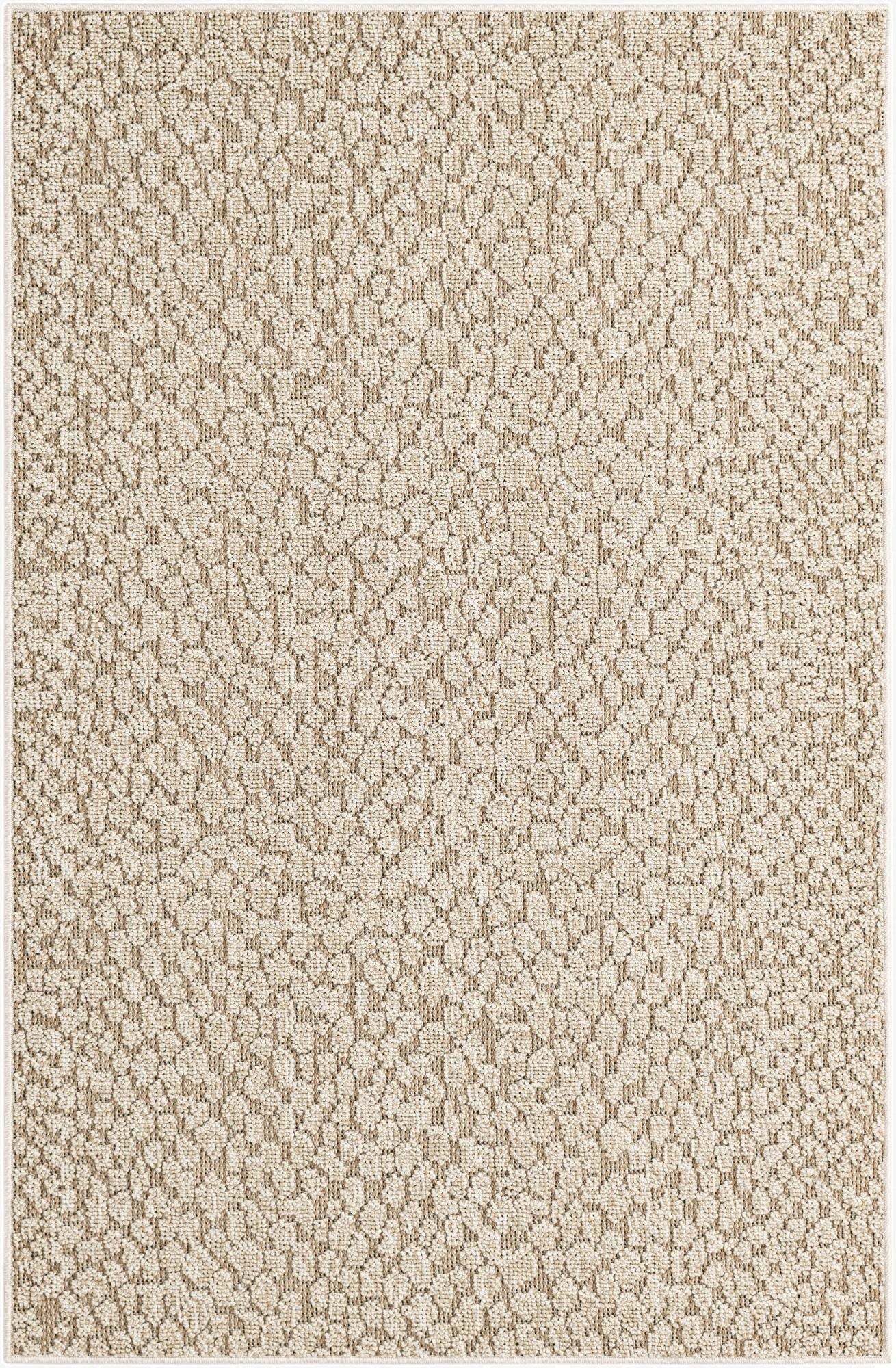 4' 1 x 6' 1  Washable Safari Indoor / Outdoor Rug
