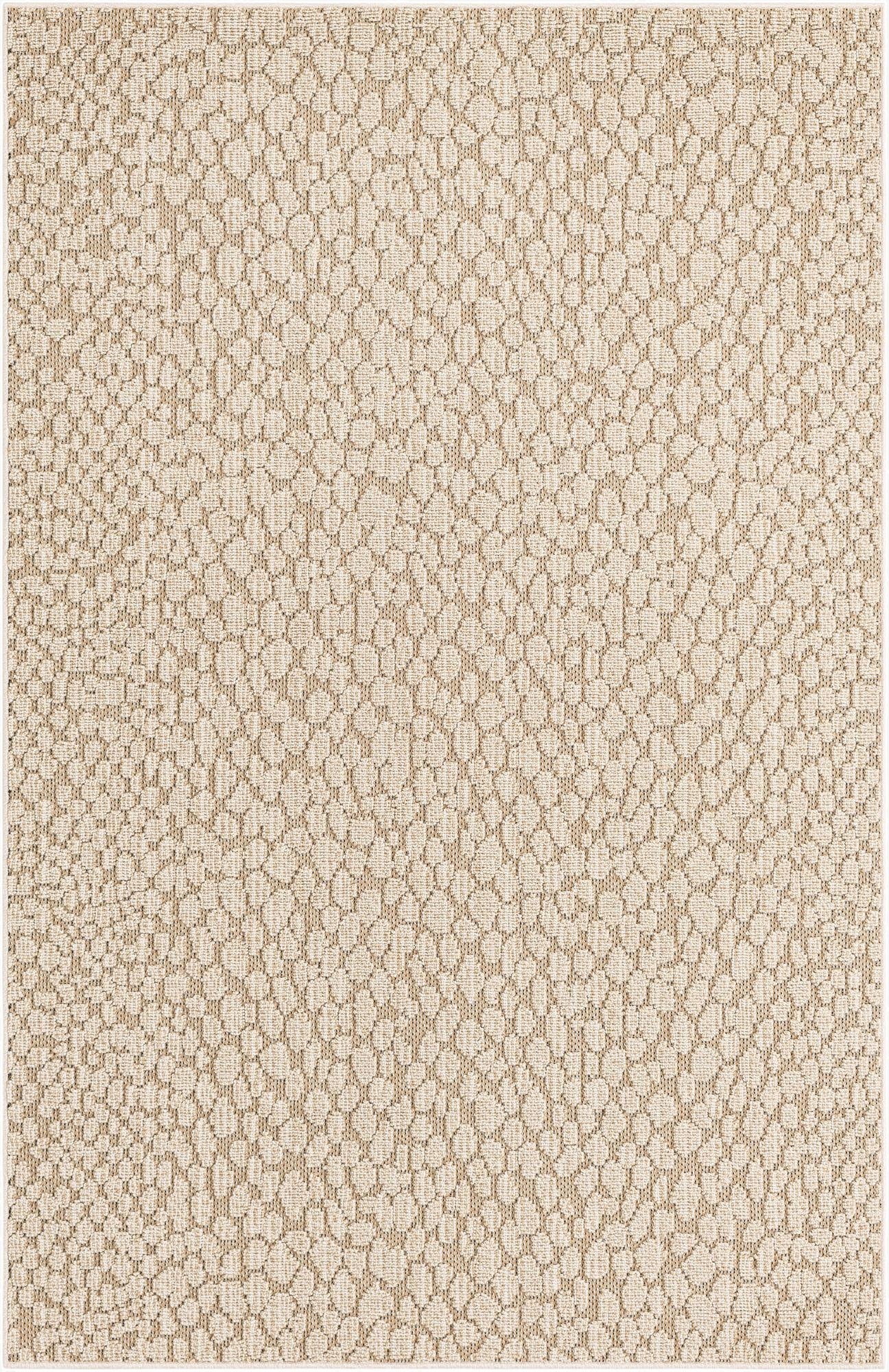 5' 3 x 8'  Washable Safari Indoor / Outdoor Rug