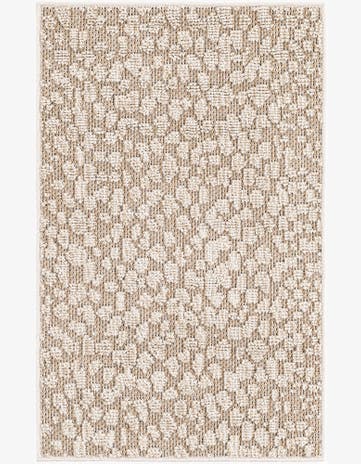 2' x 3' 1 Easy-Clean Safari Indoor / Outdoor Rug