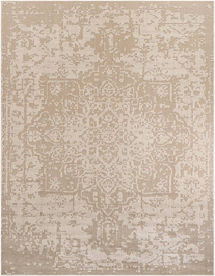 Detail image of 10' x 14' 1 Easy-Clean Traditional Indoor / Outdoor Rug