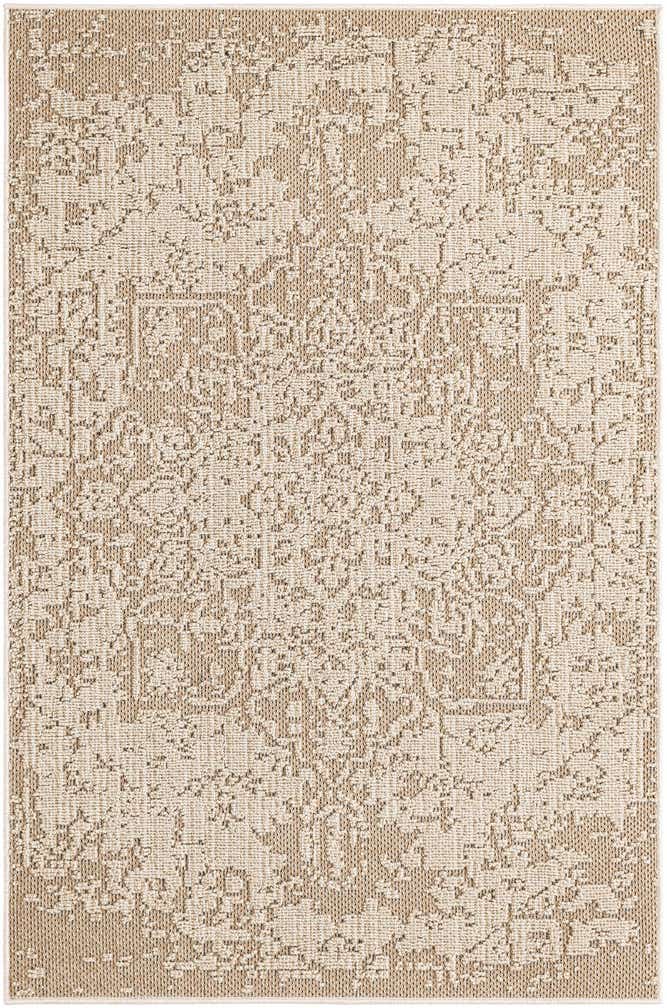 4' 1 x 6' 1 Easy-Clean Traditional Indoor / Outdoor Rug