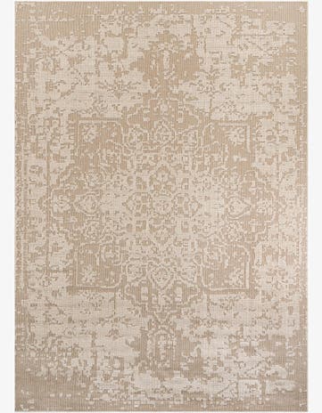 10' x 14' 1 Easy-Clean Traditional Indoor / Outdoor Rug