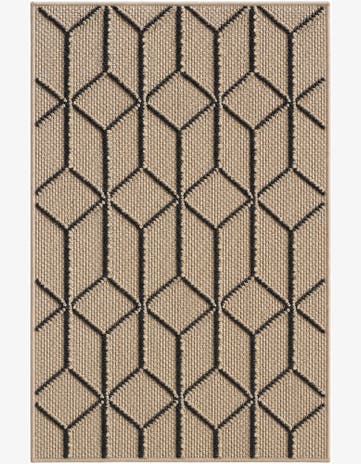 2' x 3' 1 Easy-Clean Trellis Indoor / Outdoor Rug