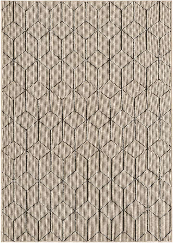 5' 3 x 8' Easy-Clean Trellis Indoor / Outdoor Rug