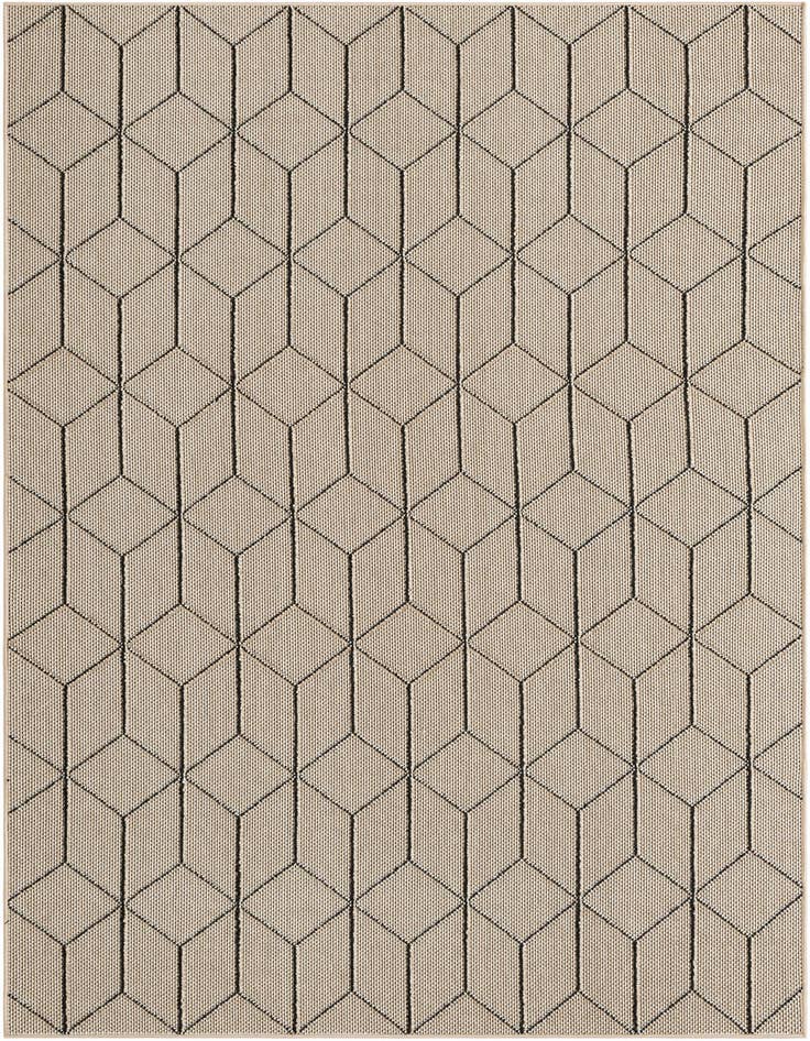 Detail image of 5' 3 x 8' Easy-Clean Trellis Indoor / Outdoor Rug