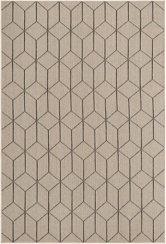 Detail image of 5' 3 x 8' Easy-Clean Trellis Indoor / Outdoor Rug
