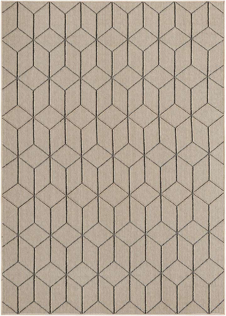 6' 1 x 9' Easy-Clean Trellis Indoor / Outdoor Rug