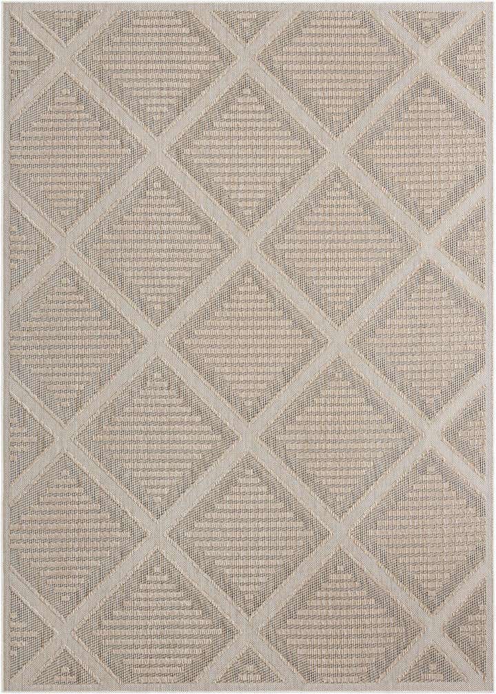 10' x 14' 1 Easy-Clean Trellis Indoor / Outdoor Rug