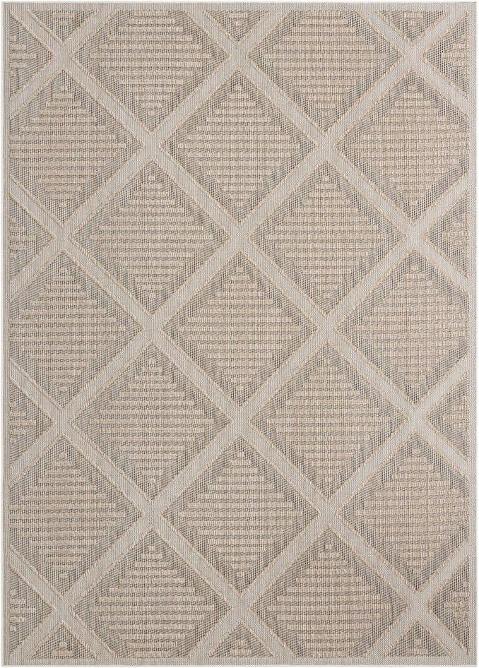 Detail image of 10' x 14' 1 Easy-Clean Trellis Indoor / Outdoor Rug