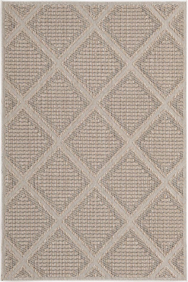 Detail image of 5' 3 x 8' Easy-Clean Trellis Indoor / Outdoor Rug