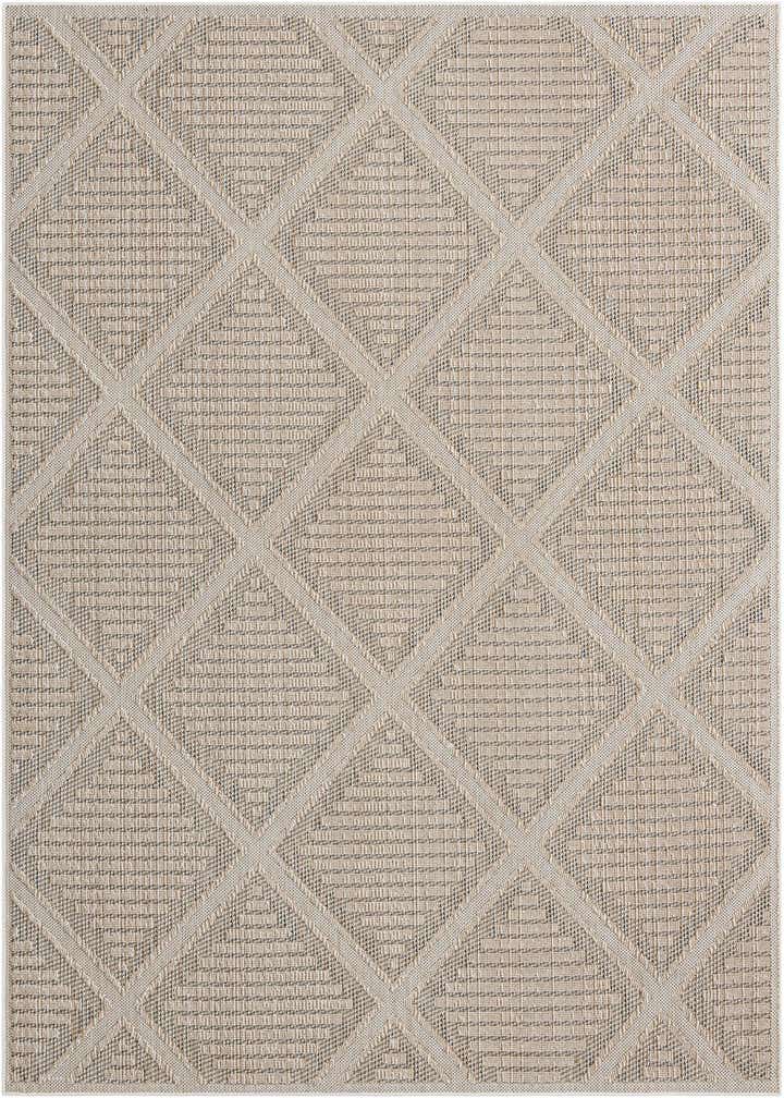 9' x 12' Easy-Clean Trellis Indoor / Outdoor Rug