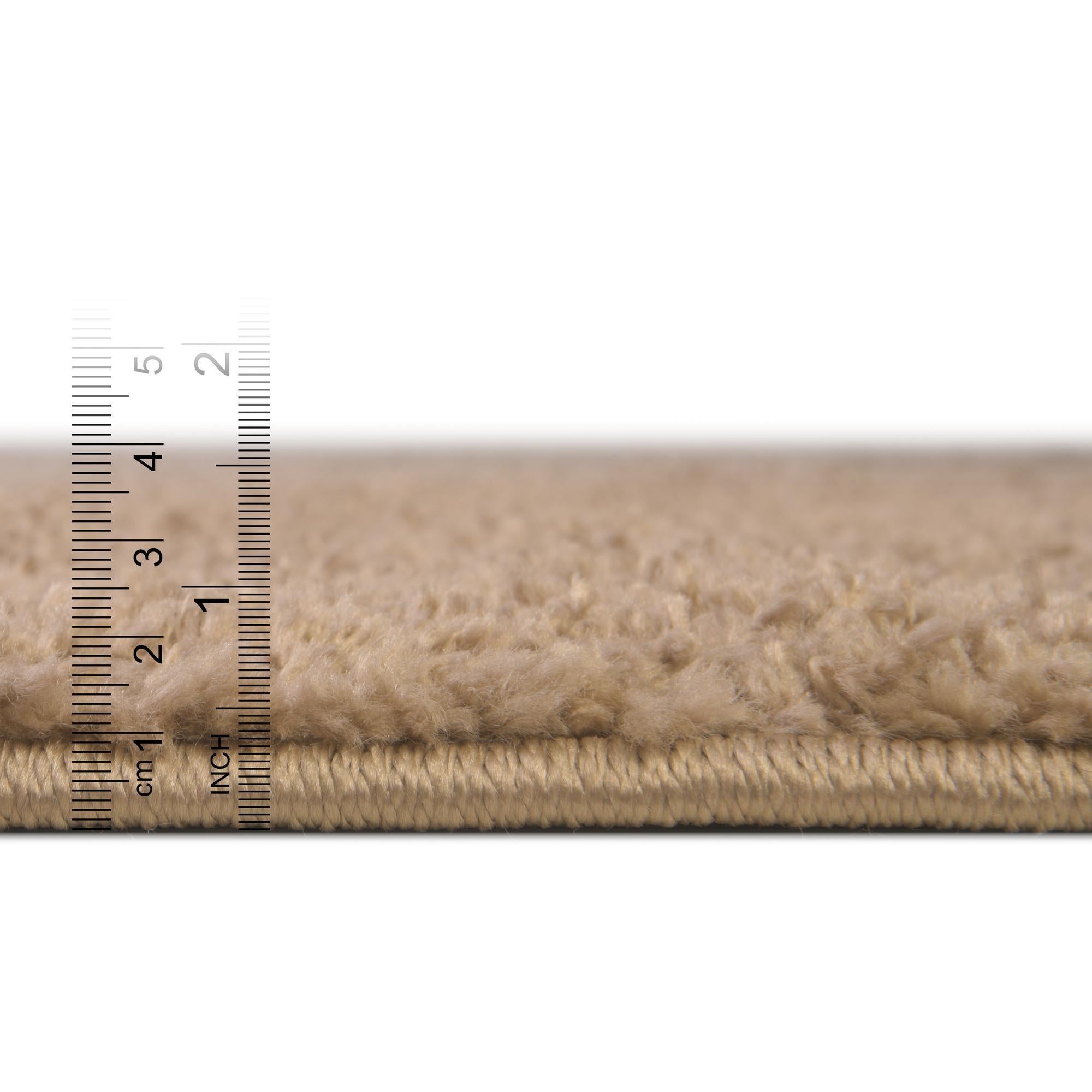 8' x 10' Soft Solid Shag Rug