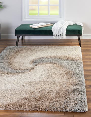 9' x 12' Soft Touch Shag Rug