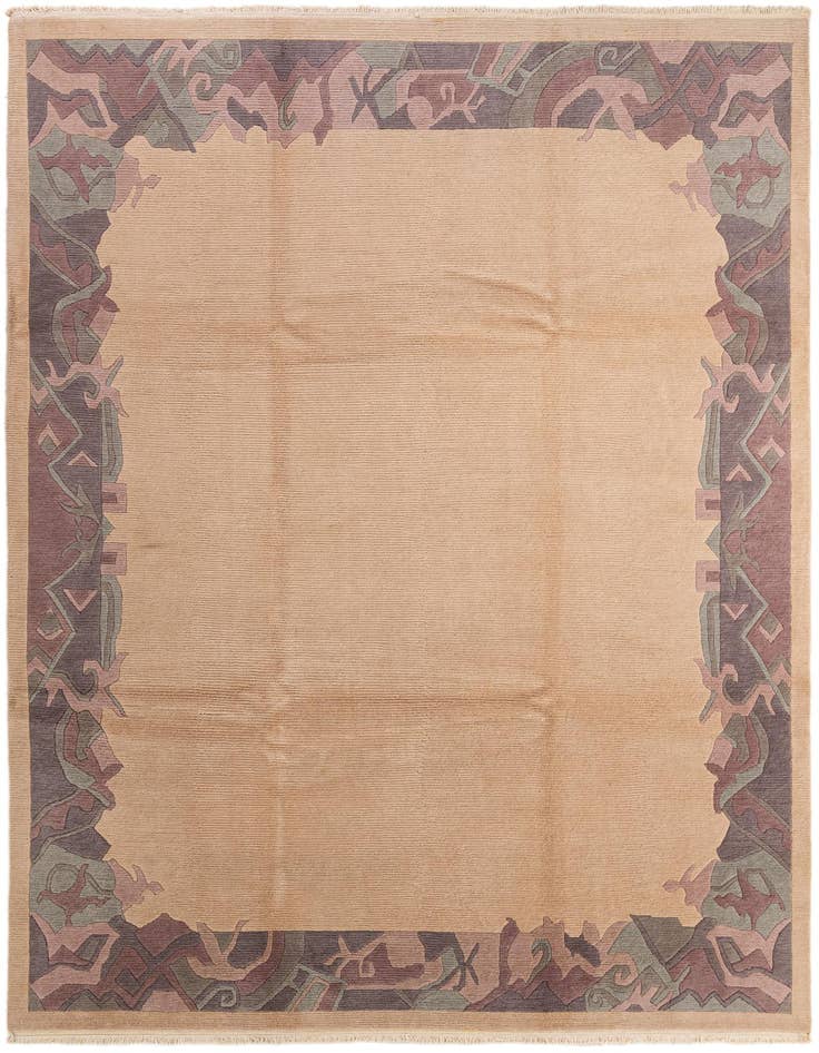 Detail image of 8' 3 x 11' 5 Hand Knotted Tibet Wool Rug