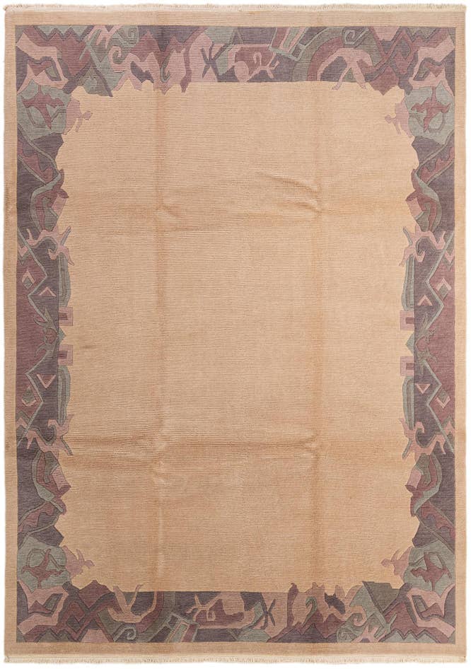 Detail image of 8' 3 x 11' 5 Hand Knotted Tibet Wool Rug