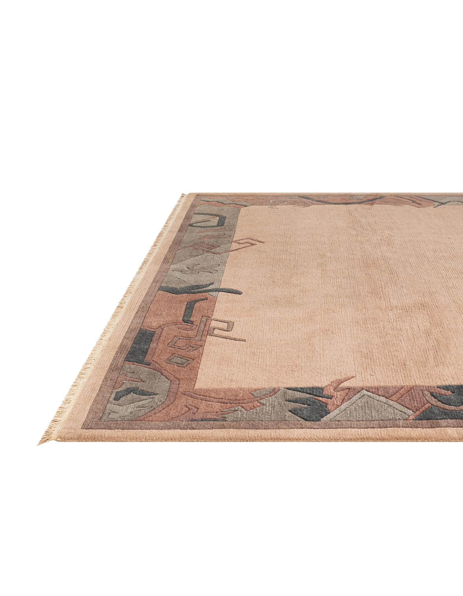 8' 4 x 11' 8 Hand Knotted Tibet Wool Rug