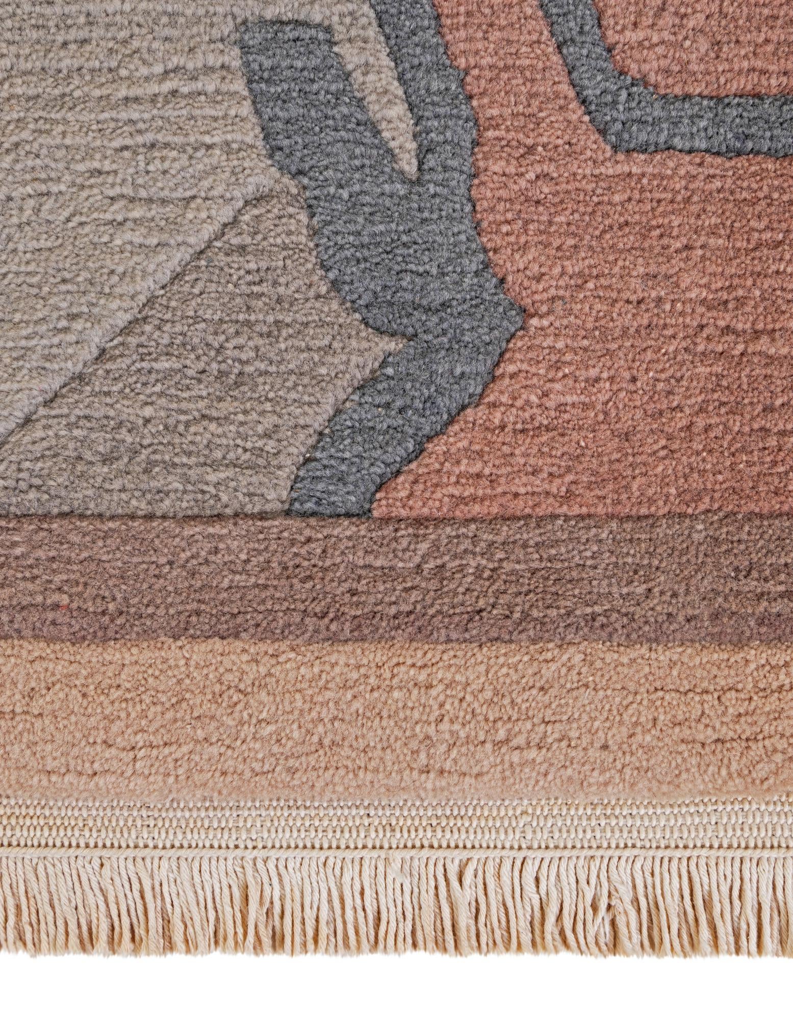 8' 4 x 11' 8 Hand Knotted Tibet Wool Rug