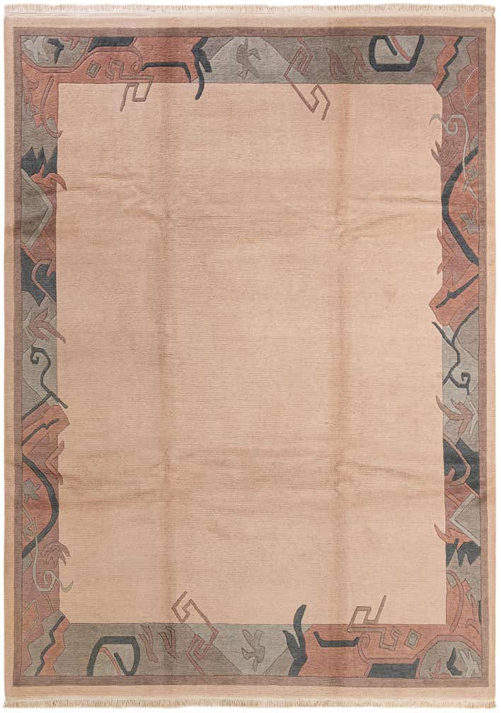 8' 4 x 11' 8 Hand Knotted Tibet Wool Rug