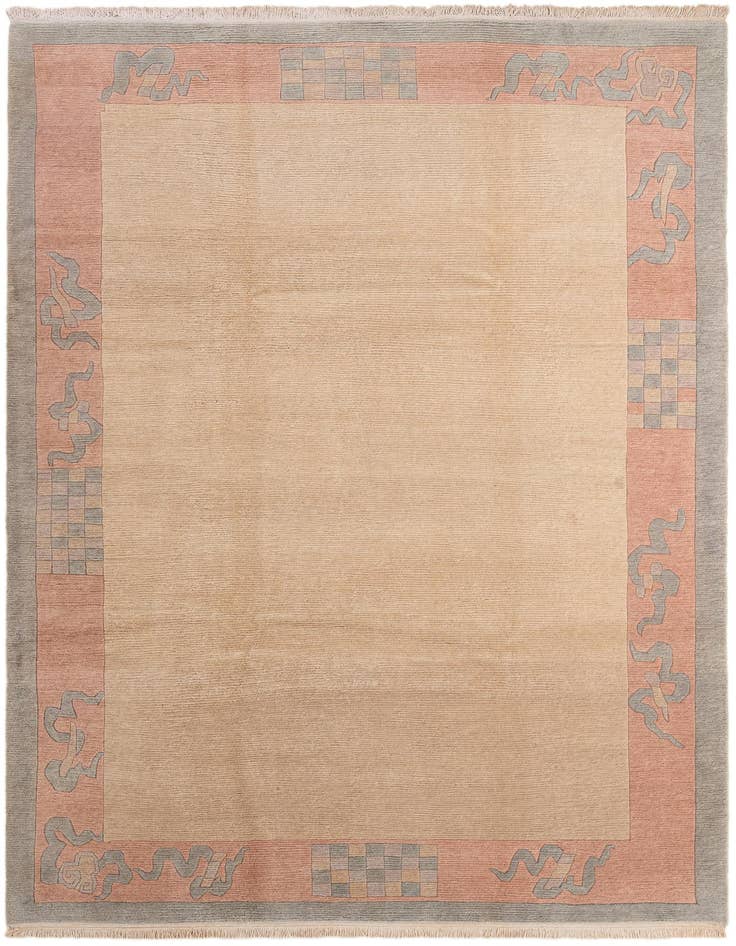 Detail image of 8' 3 x 11' 5 Hand Knotted Tibet Wool Rug