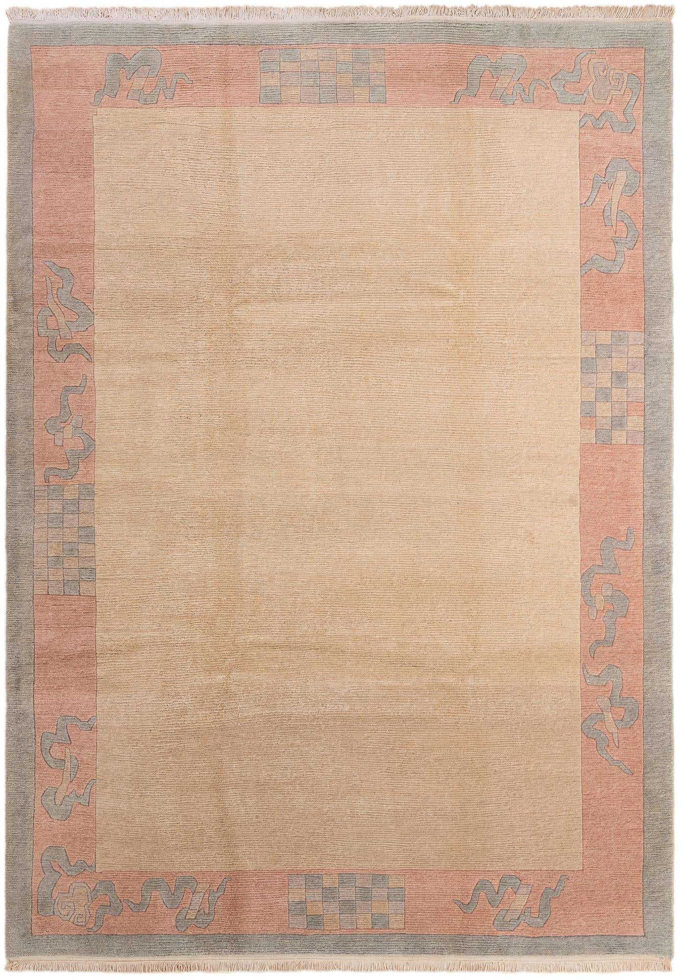 8' 3 x 11' 5 Hand Knotted Tibet Wool Rug