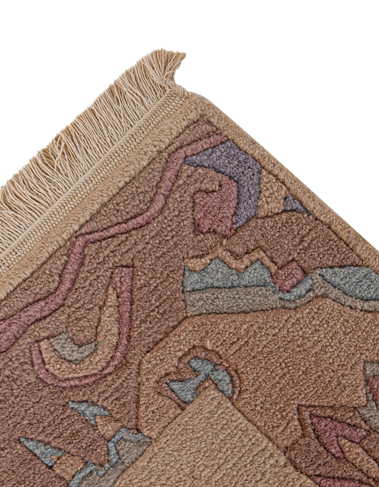 3' 2 x 5' 1 Hand Knotted Tibet Wool Rug