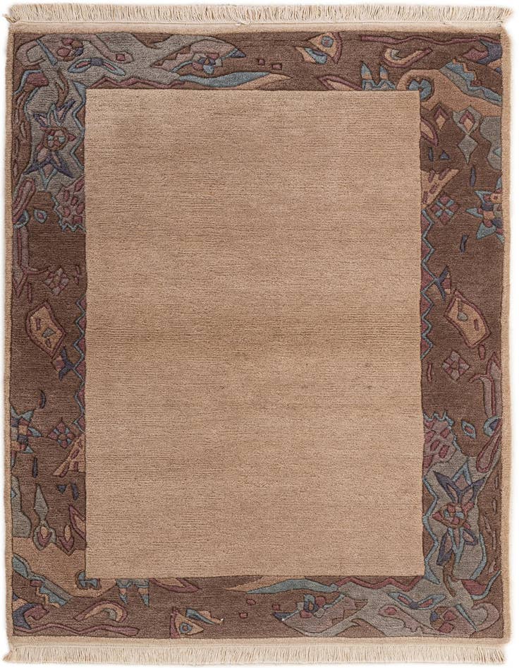 Detail image of 3' 2 x 5' 1 Hand Knotted Tibet Wool Rug
