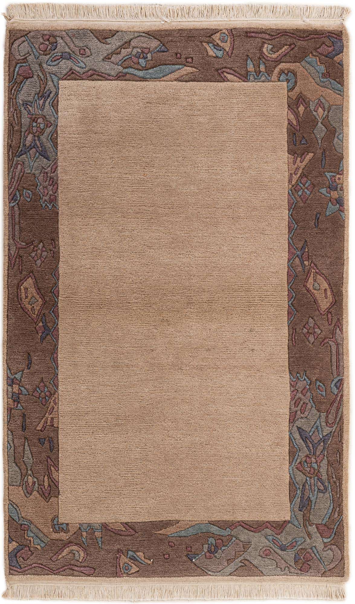 3' 2 x 5' 1 Hand Knotted Tibet Wool Rug