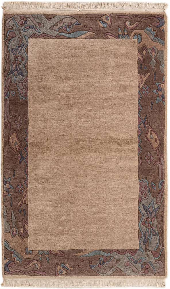 3' 2 x 5' 1 Hand Knotted Tibet Wool Rug