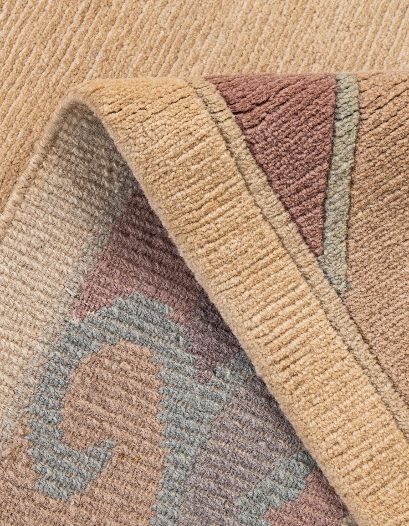 8' 4 x 11' 6 Hand Knotted Tibet Wool Rug