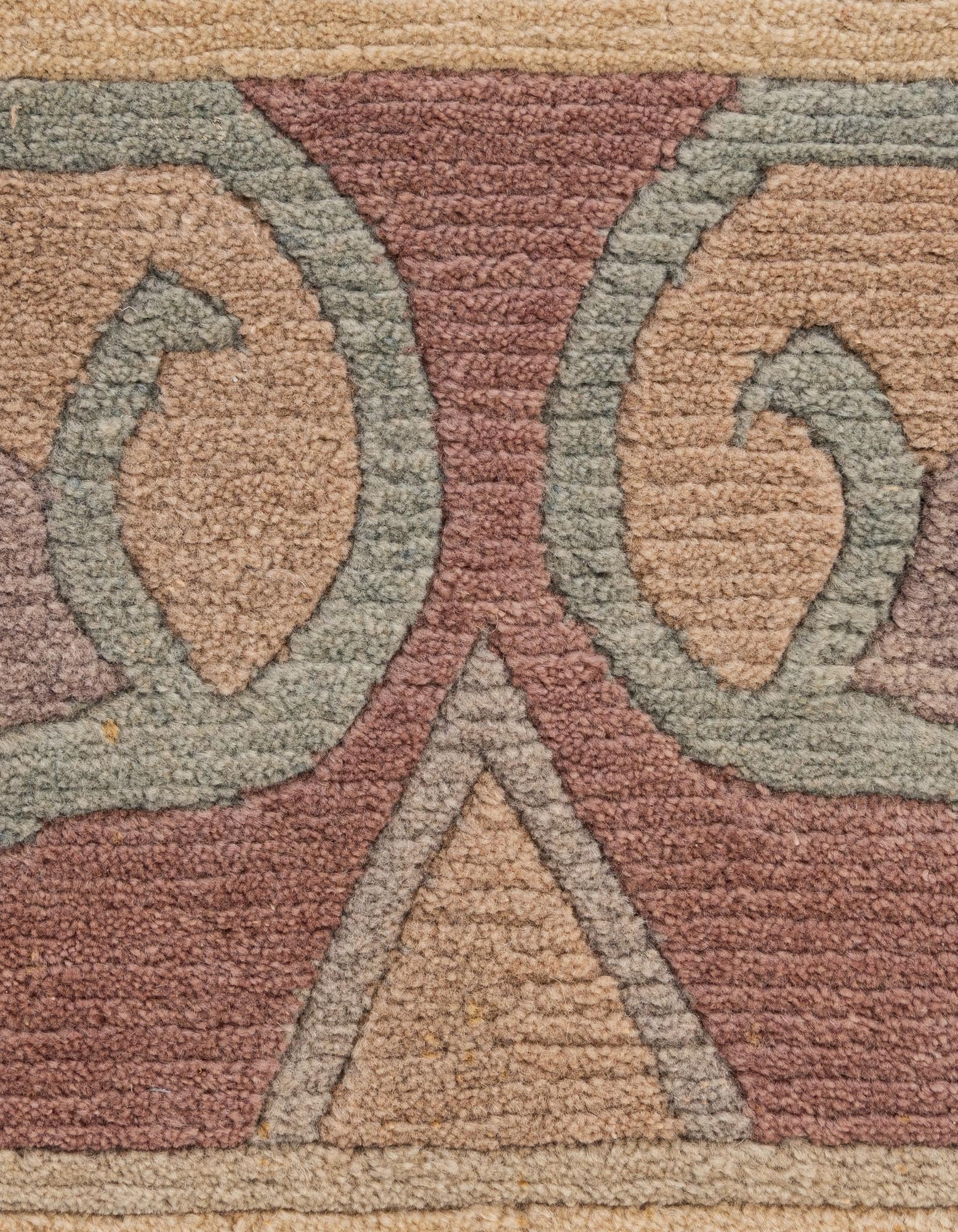 8' 4 x 11' 6 Hand Knotted Tibet Wool Rug