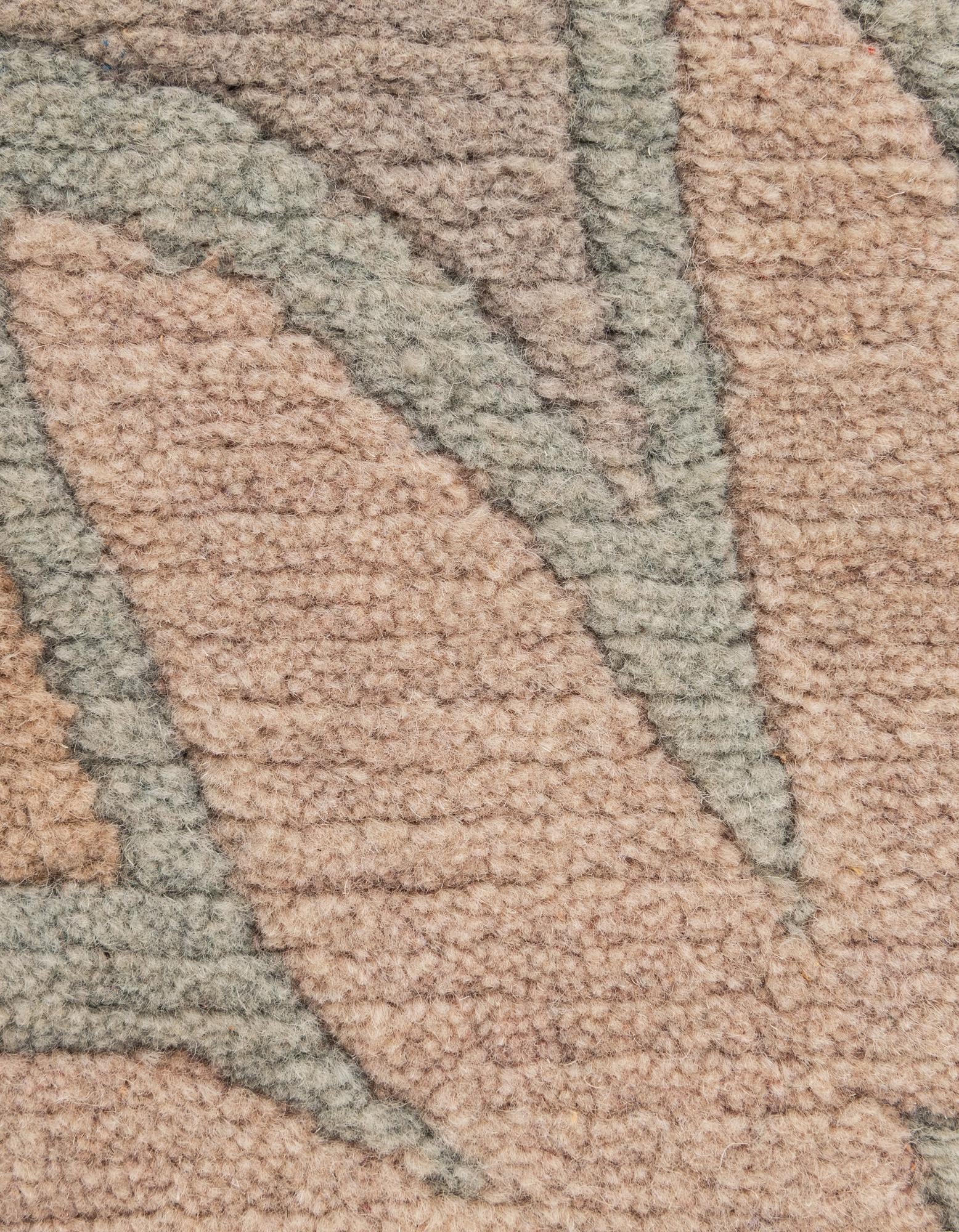 8' 4 x 11' 6 Hand Knotted Tibet Wool Rug