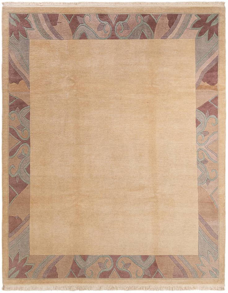 Detail image of 8' 4 x 11' 6 Hand Knotted Tibet Wool Rug