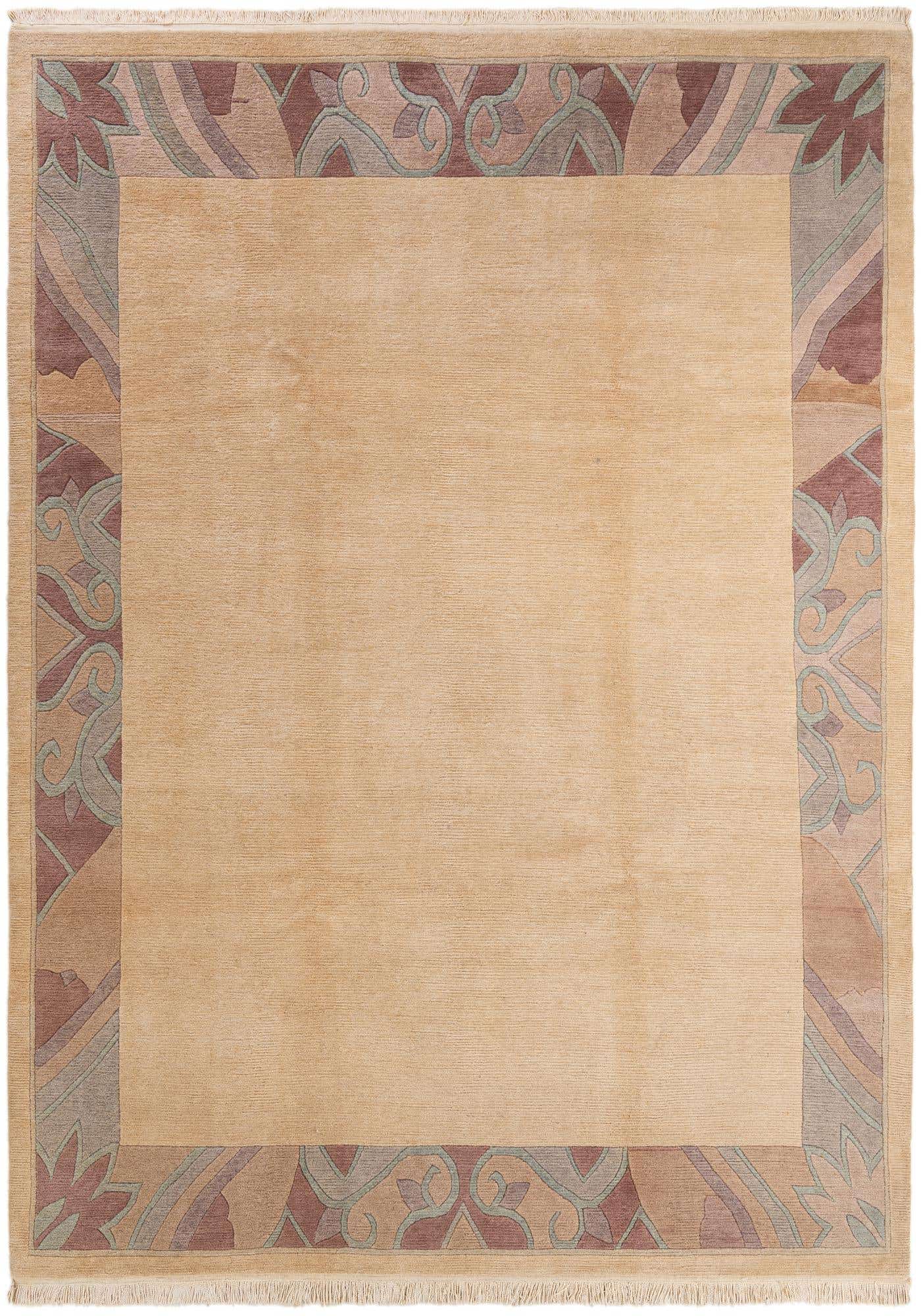 8' 4 x 11' 6 Hand Knotted Tibet Wool Rug