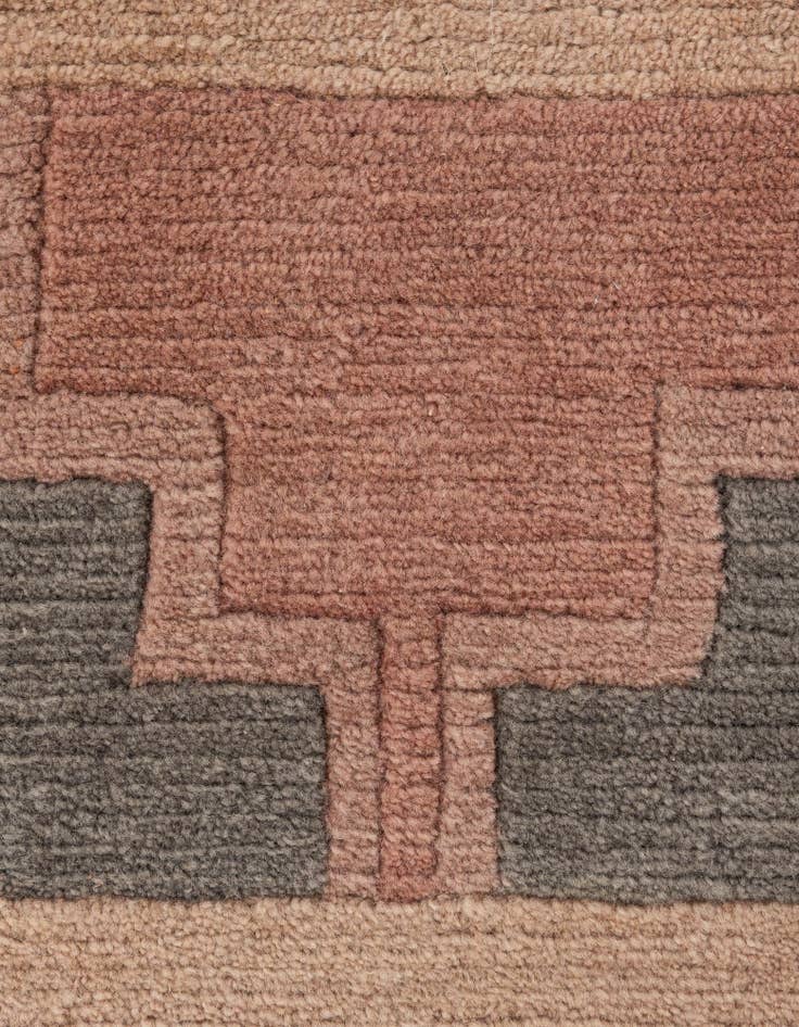 Detail image of 8' 4 x 11' 4  Hand Knotted Tibet Wool Rug