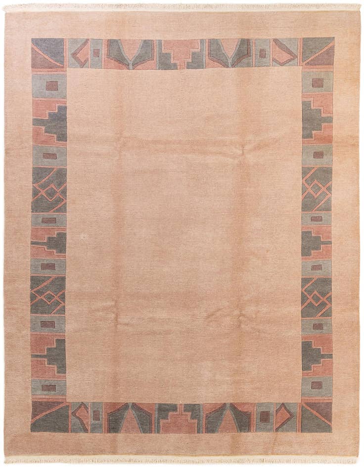 Detail image of 8' 4 x 11' 4 Hand Knotted Tibet Wool Rug