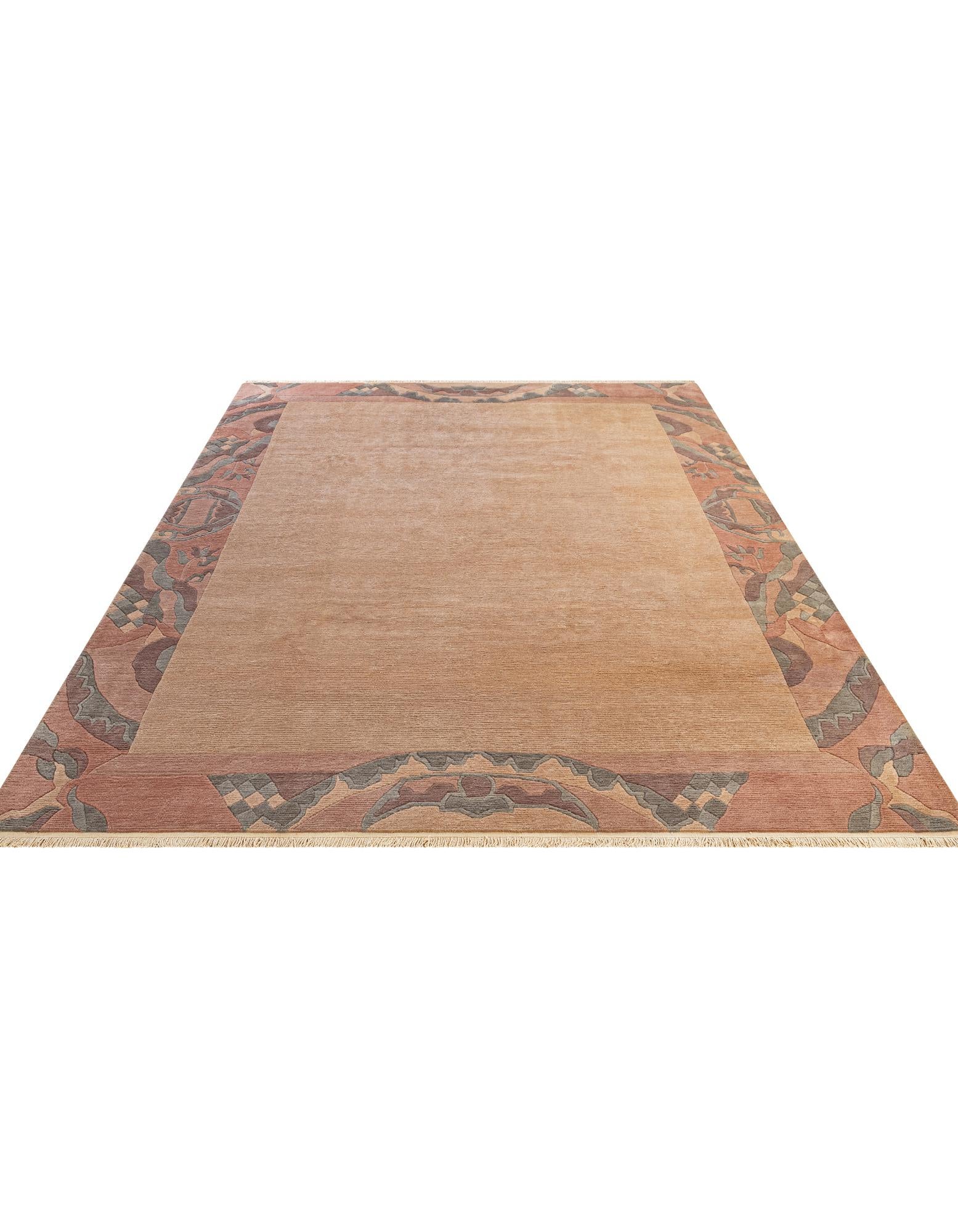 8' 5 x 11' 9 Hand Knotted Tibet Wool Rug