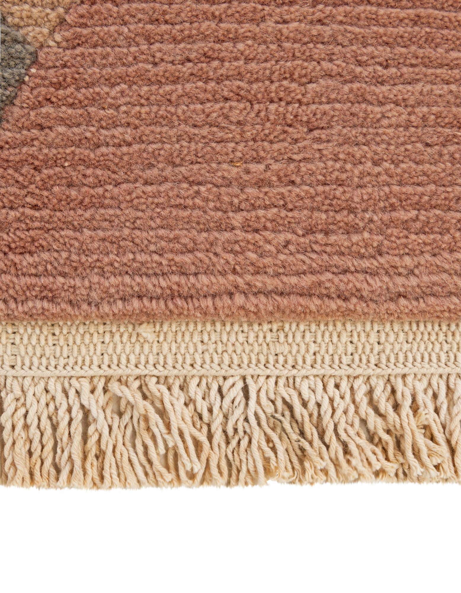 8' 5 x 11' 9 Hand Knotted Tibet Wool Rug