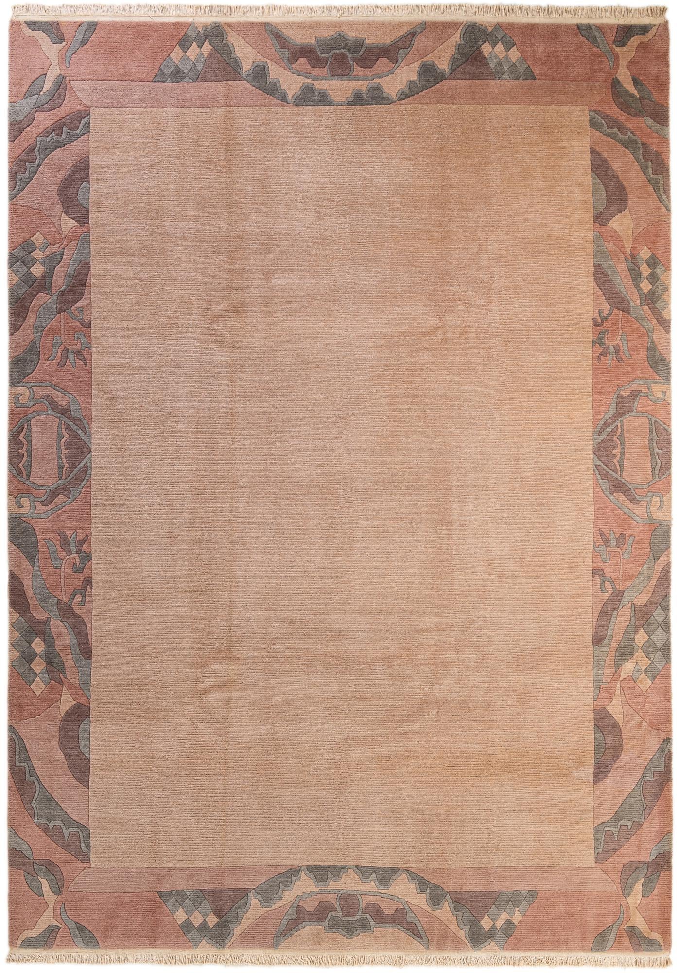 8' 5 x 11' 9 Hand Knotted Tibet Wool Rug